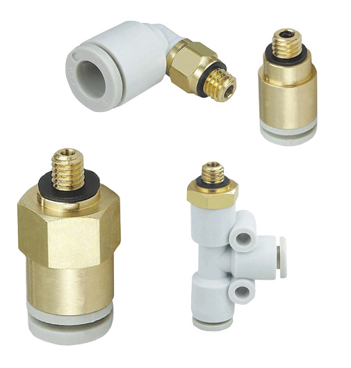 接頭KQ2E16-04A、KQ2H16-04AS、KQ2L16-04AS